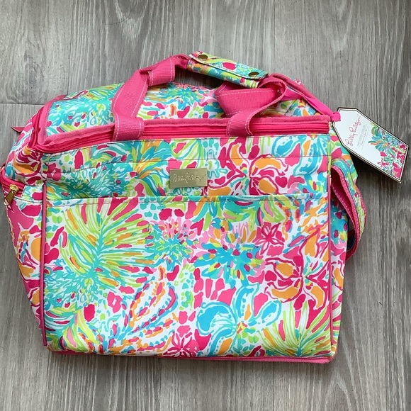 lilly pulitzer insulated cooler bag spot ya